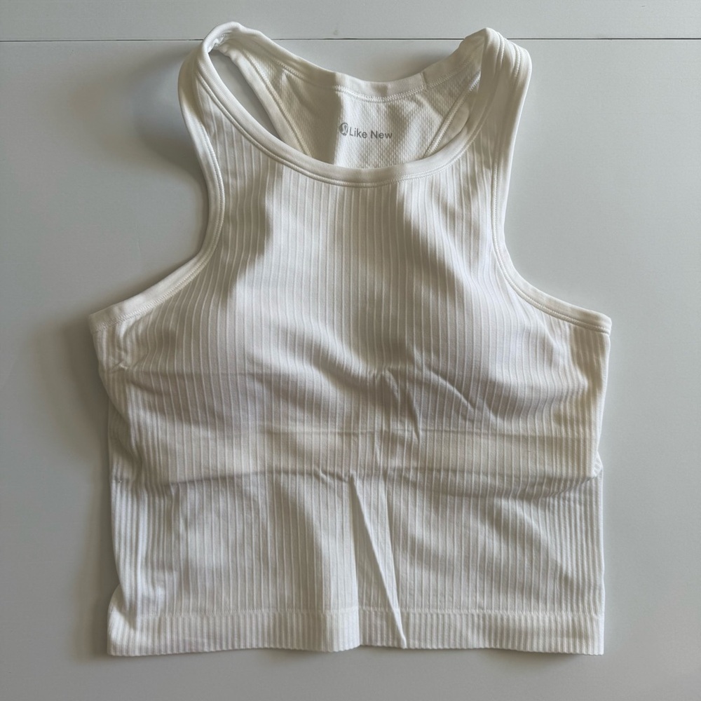Lululemon Ebb To Street Racerback Crop Tank